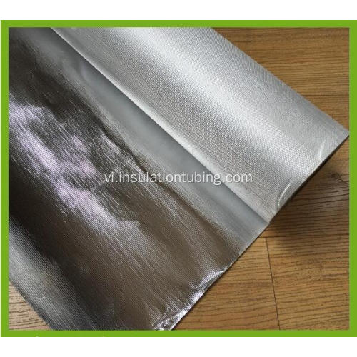 Nhôm chống cháy Foil tráng sợi thủy tinh vải